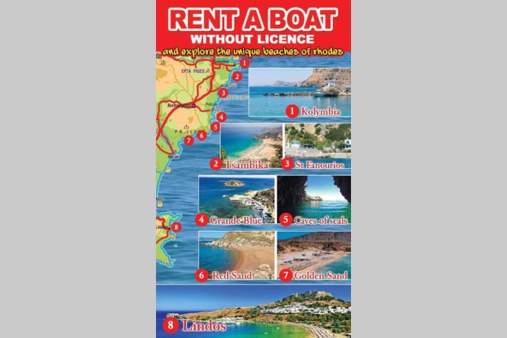 stegna on sea apt Apartment Archangelos  Exterior foto